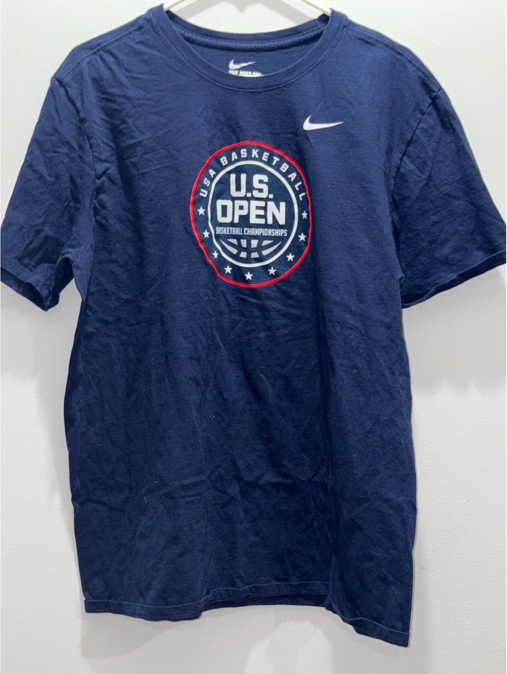 Nike USA Basketball US Open Basketball Championships T-Shirt Navy Blue Size XL
